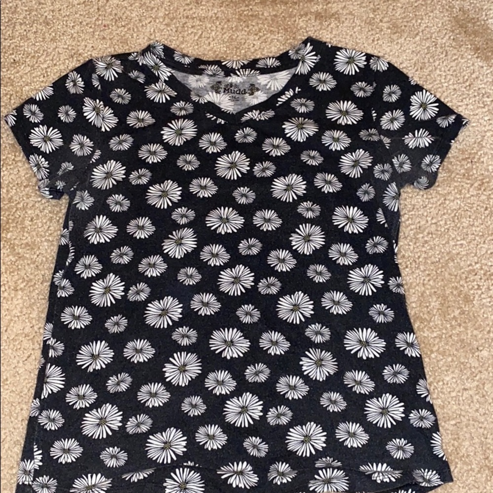 Black and white Hawaiian Shirt